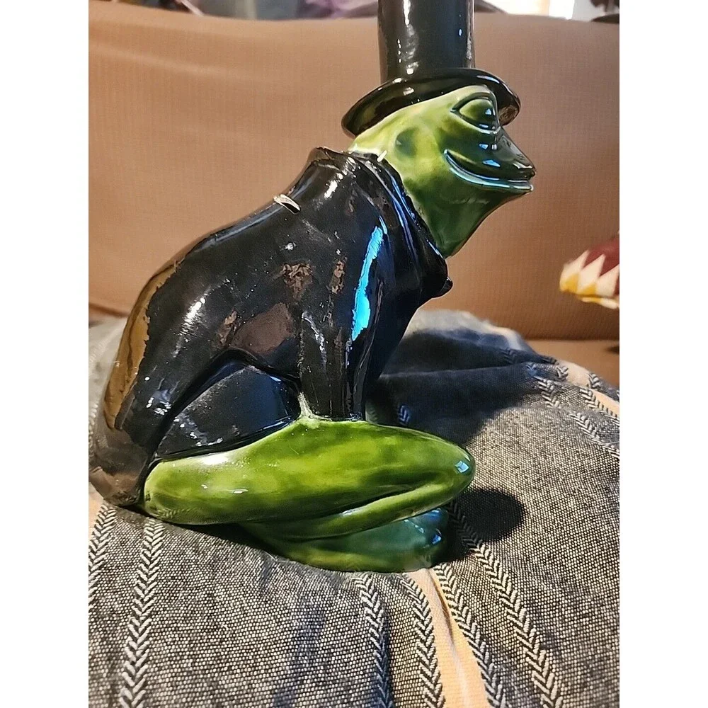 Vintage Arnel’s Ceramic Frog Toad Sculpture Figurine/Bank